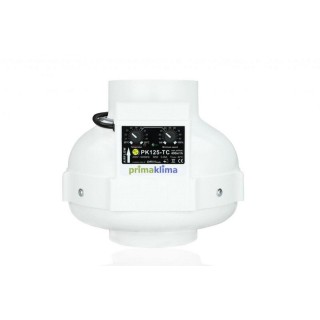 Prima Klima 400m³/u Ø125mm thermostaat wandbevestiging 60W | Afzuigers