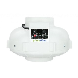 Prima Klima 800m³/u Ø160mm thermostaat wandbevestiging 110W | Afzuigers
