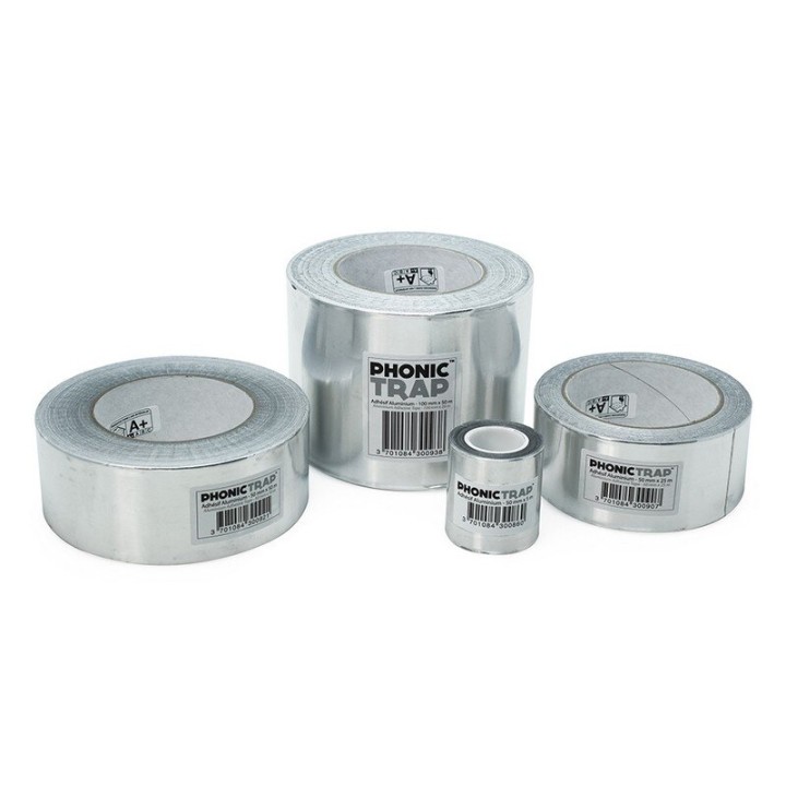 Tape ALU Phonic Trap 50mm x 50m grote rol luchtdicht | Diversen