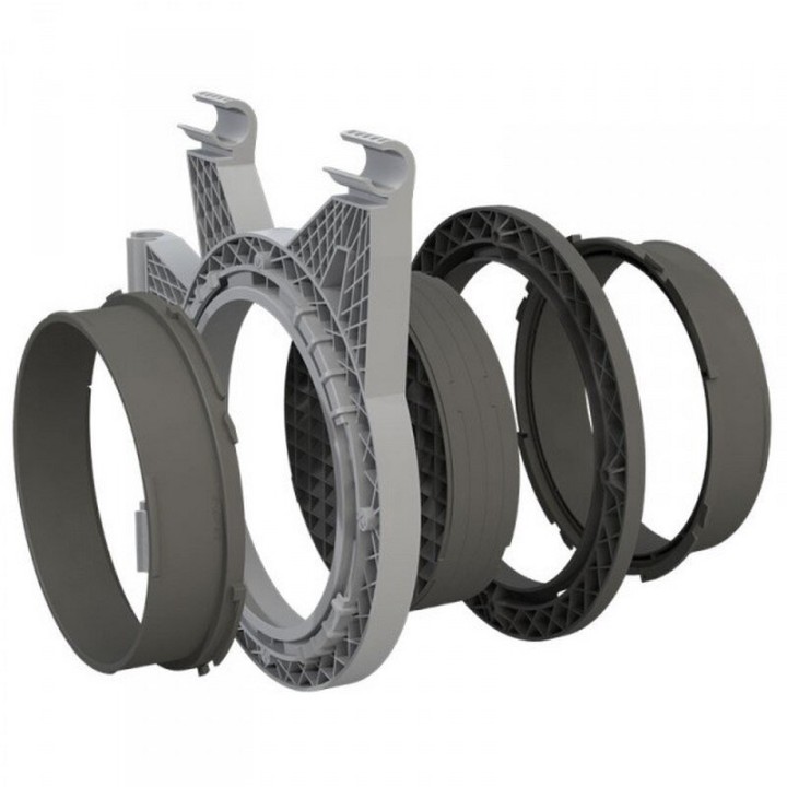 Ducting Flange 125mm luchtdicht ventilatieopening resultaat | Secret Jardin