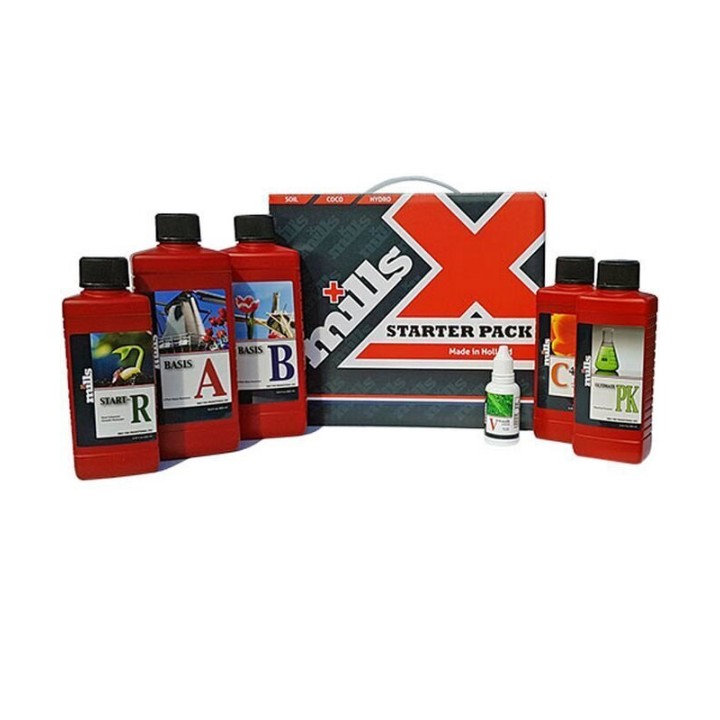 Mills Starter Pack alles voor 1m² snelle groei rijke bloei | Mills Nutrients