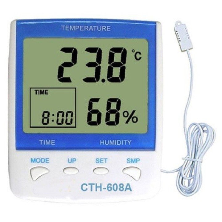 Thermo-Hygrometer Deluxe externe sonde min/max alarm | Controle Klimaat