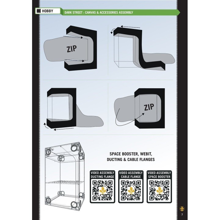 Dark Street 120x60 ventilatieopeningen optimale luchtcirculatie | Secret Jardin