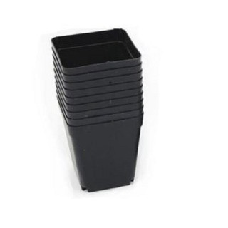 Vierkante Pot 10x10x11cm set van 10 stekken zaailingen opkweek | Potten / Bakken