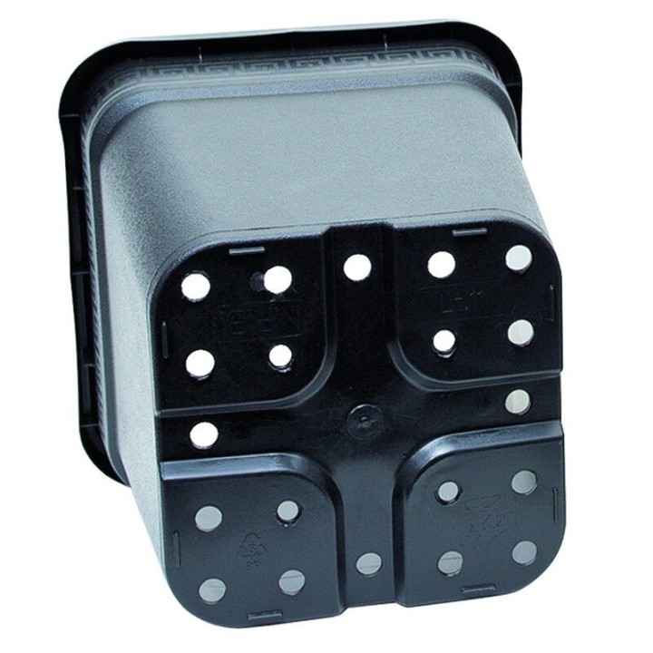 Vierkante Pot 18l 30.5cm bodemdetail drainage stevige constructie | Potten / Bakken