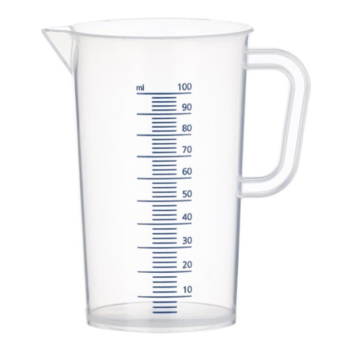 Maatbeker 100ml nauwkeurig aflezen schaalverdeling 2ml handig | Diversen
