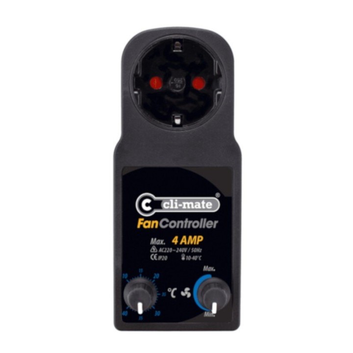 Cli-Mate Fan Controller automatisch 2 stappen eenvoudig gebruik | Controle Klimaat
