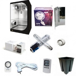 Kweek Kit Dark Street 120 400W tent reflector afzuiger set | Kweek Kit