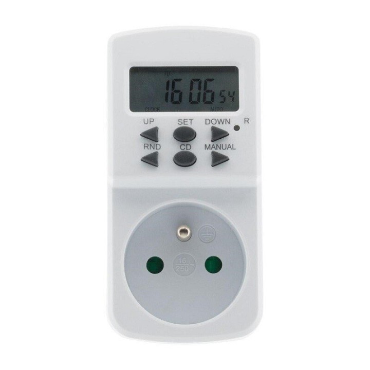 Otio Digitale Timer stopcontact aansluiting installatie detail | Elektrische Accessoires