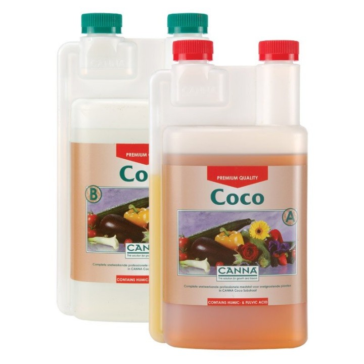 Canna Coco A+B 2x1l optimale groei bloei kokos snelwerkend | Canna