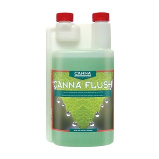 Canna Flush 1l verpakking etiket dosering detail achterkant | Canna