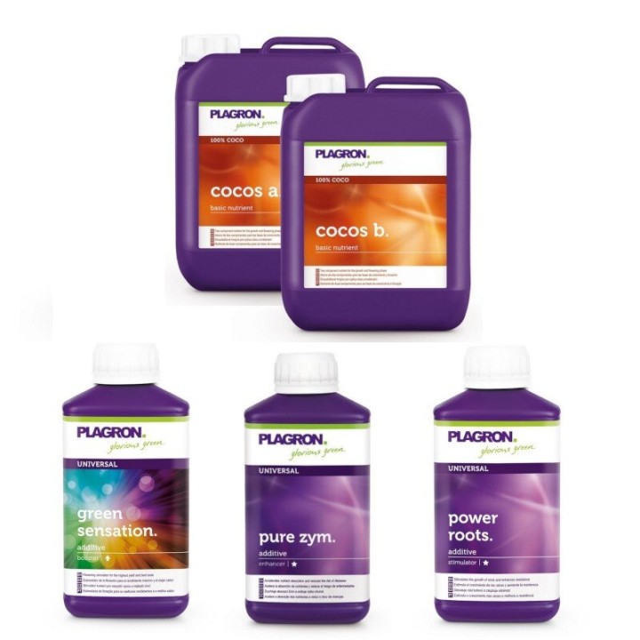 Plagron Pack XL Coco kokos complete set middelgroot volume | Plagron