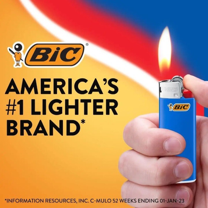 BIC Maxi onderkant basis markering identificatie detail | Aanstekers BIC