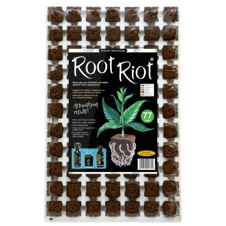Root Riot Tray 77 Stuks  1 - Stekjes / Zaaien