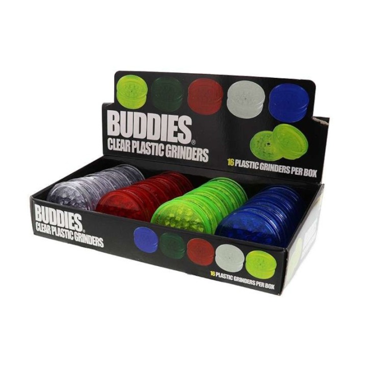 Grinder Buddies 58mm kunststof 2-delig magnetisch opbergvak handig | Grinders