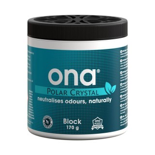 Ona Block Polar Cristal 170g vast blok ijzig aroma langdurig | ONA Geurneutralisator