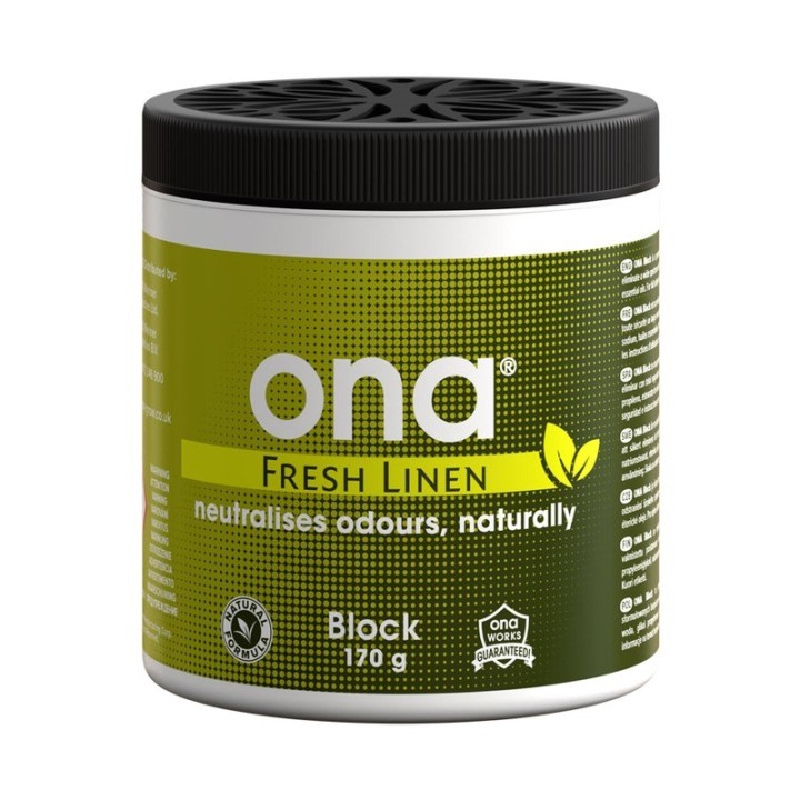 Ona Block Fresh Linen 170 g  1 - ONA Geurneutralisator