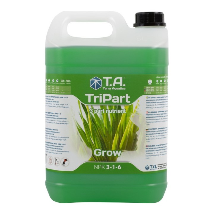 Terra Aquatica FloraGro 5l jerrycan professionele groeivoeding grootschalig | Terra Aquatica