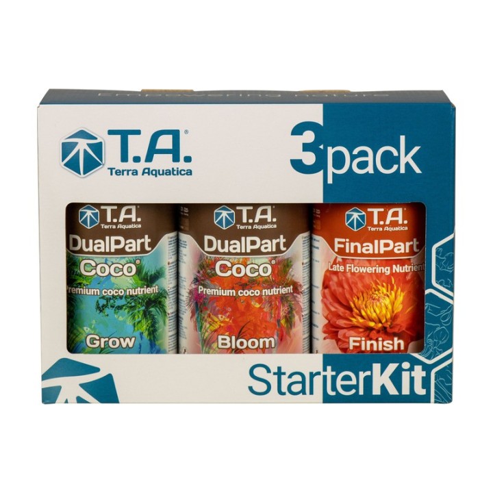 Terra Aquatica Tripack Dual Coco startpakket cocosteenwol compleet met pH-Down | Terra Aquatica