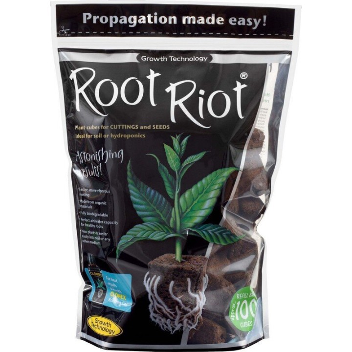Root Riot 100 Stuks  1 - Stekjes / Zaaien