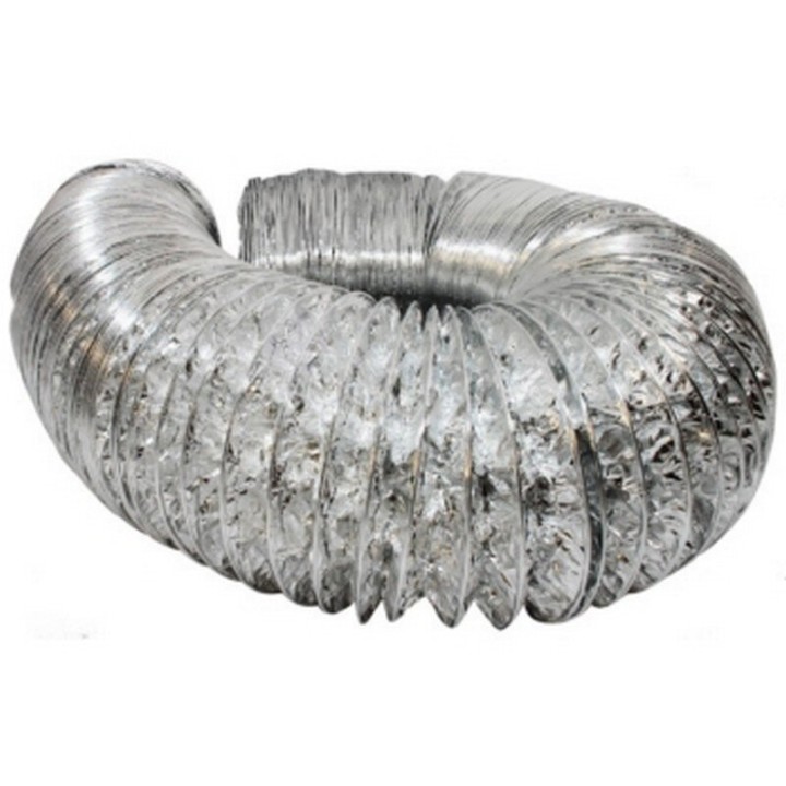 Alu-Dec 102mm 10m flexibele aluminium buis kweekruimte | Slangen
